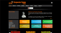 Desktop Screenshot of corpcomm.in