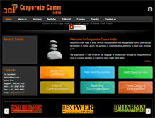 Tablet Screenshot of corpcomm.in